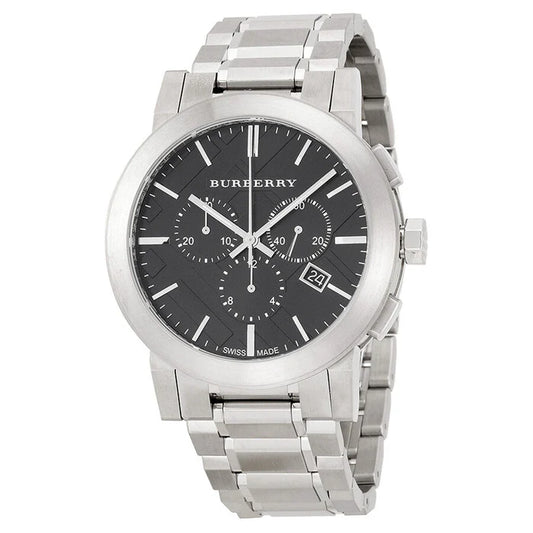 BURBERRY - THE SWISS CHRONOGRAPH STAINLESS STEEL WATCH - BU9351 (M)