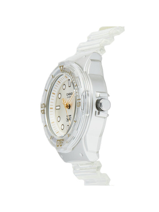 Casio Women’s Clear Transparent Marine Style Sport Watch - LRW-200HS-7EVCF