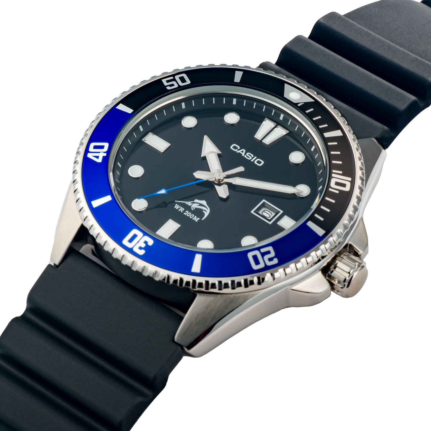 CASIO BLACK STRAP WATCH MDV-106B-1A1VCF (M)
