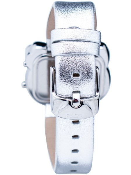 Chronotech Ladies Quartz Digital Silver Watch - CHCT7104L27AC
