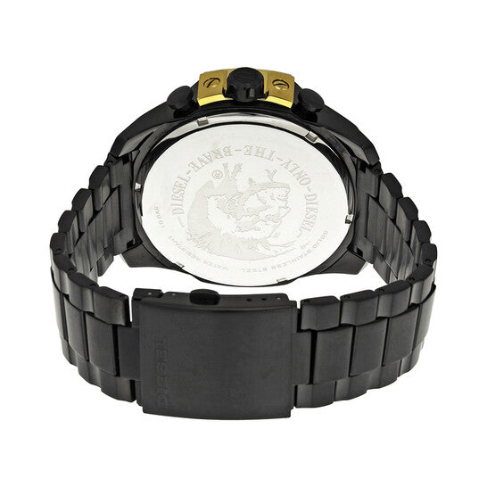 DIESEL - MEGA CHIEF CHRONOGRAPH BLACK DIAL WATCH - DZ4338 (M)