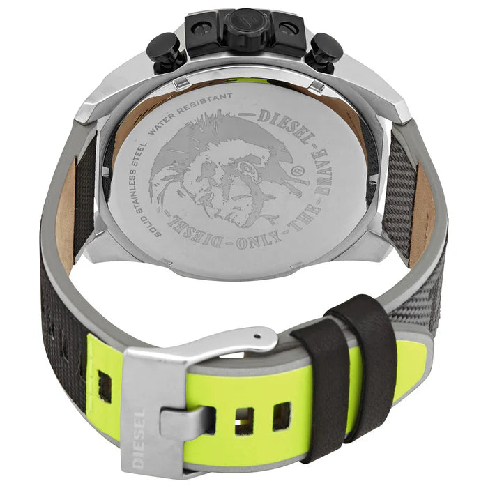 DIESEL - MEGA CHIEF CHRONOGRAPH BLACK NYLON WATCH - DZ4523 (M)
