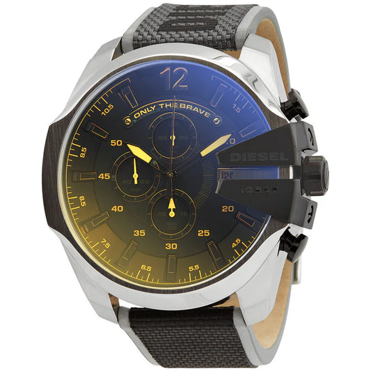 DIESEL - MEGA CHIEF CHRONOGRAPH BLACK NYLON WATCH - DZ4523 (M)