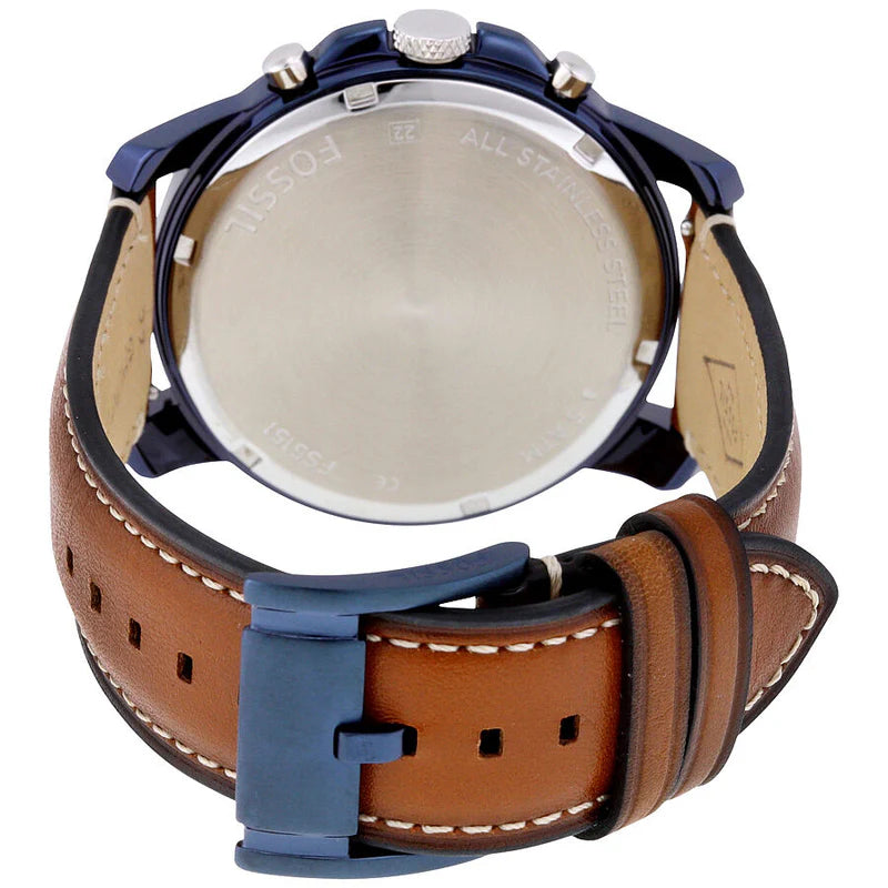 FOSSIL GRANT CHRONOGRAPH LIGHT BROWN LEATHER WATCH - FS5151