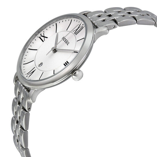 FOSSIL JACQUELINE SILVER DIAL STAINLESS STEEL WOMEN’S WATCH ES3433 (W)