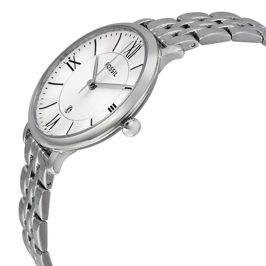 FOSSIL JACQUELINE SILVER DIAL STAINLESS STEEL WOMEN’S WATCH ES3433 (W)
