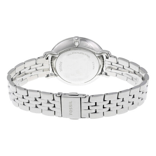 FOSSIL JACQUELINE SILVER DIAL STAINLESS STEEL WOMEN’S WATCH ES3433 (W)