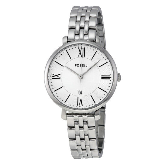 FOSSIL JACQUELINE SILVER DIAL STAINLESS STEEL WOMEN’S WATCH ES3433 (W)