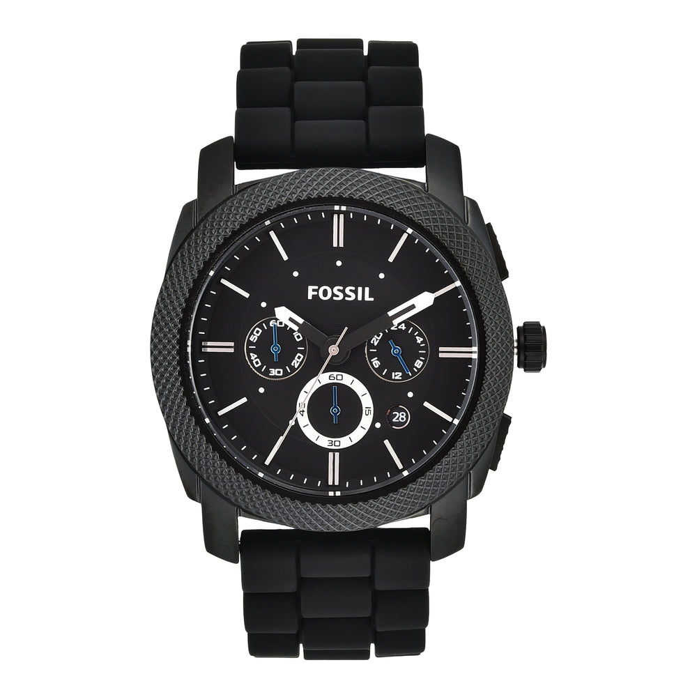 FOSSIL MACHINE CHRONOGRAPH QUARTZ BLACK DIAL MEN'S WATCH FS4487IE