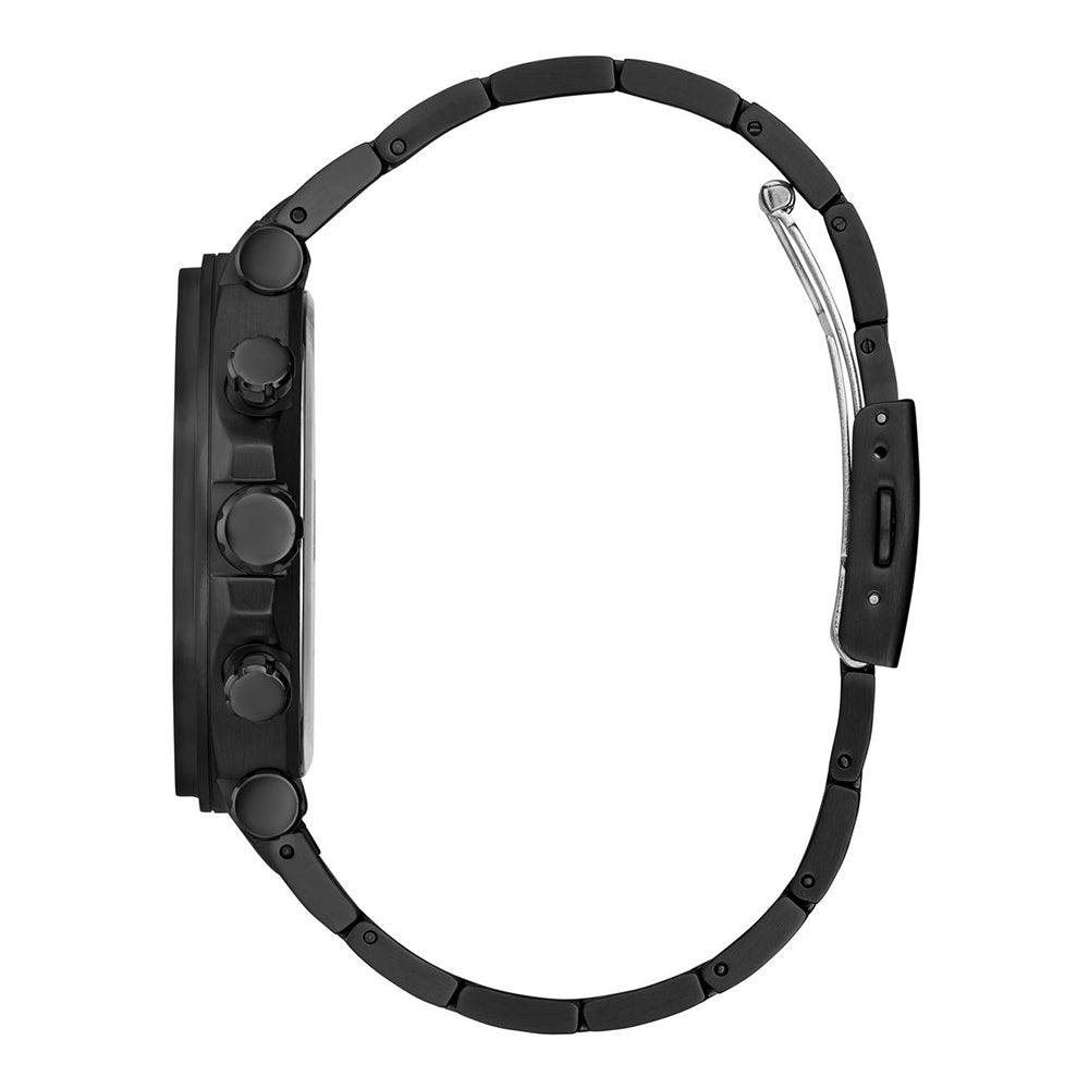 GUESS BLACK STAINLESS STEEL QUARTZ ANALOG WATCH