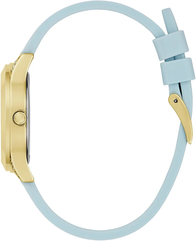 GUESS WOMENS GUESS GOLD-TONE ANALOG WATCH