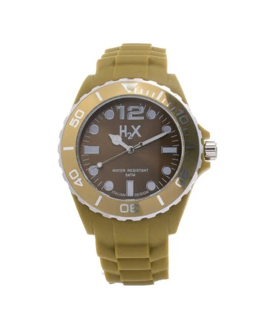 HAUREX BROWN SILICON STRAP WATCH HASV382UV3AC