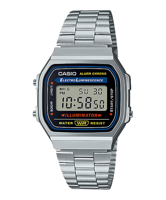 CASIO A168W-1 CLASSIC WRIST WATCH CASUAL DIGITAL QUARTZ (M)