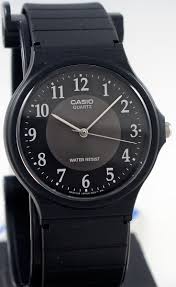 CASIO CLASSIC RESIN ANALOG WATCH BLACK DIAL MQ-24-1B3 (M)