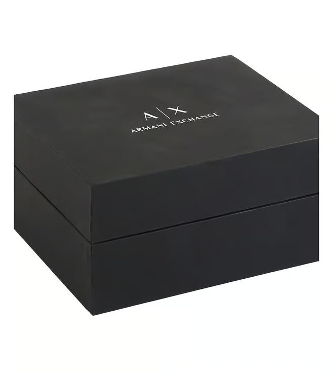 ARMANI EXCHANGE WHITE DIAL WHITE SILICONE CHRONOGRAPH WATCH AX1325 (M)