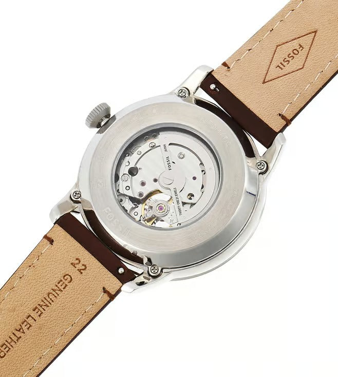 Fossil Townsman Automatic Black Dial Brown Leather ME3061(M)