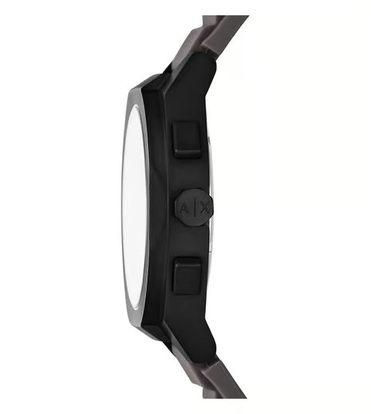 ARMANI EXCHANGE SYNC GRAY CHRONOGRAPH LEATHER STRAP WATCH AX4191 (M)