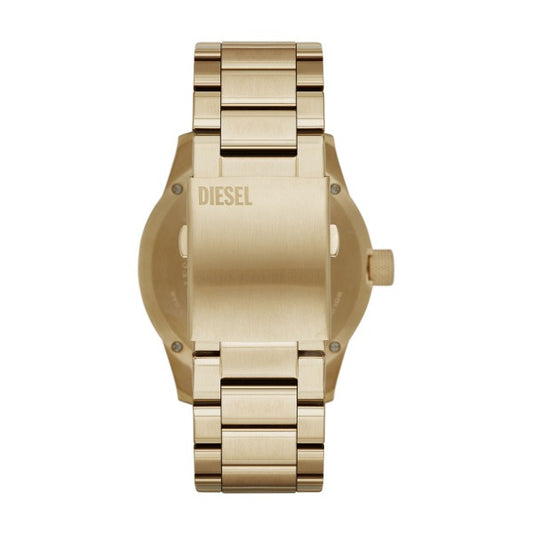 DIESEL RASP GOLD-TONE SUNRAY DIAL WATCH DZ1761 (M)