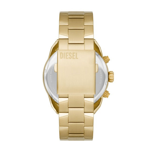 DIESEL SPIKED GOLD-TONE CHRONOGRAPH WATCH DZ4608 (M)