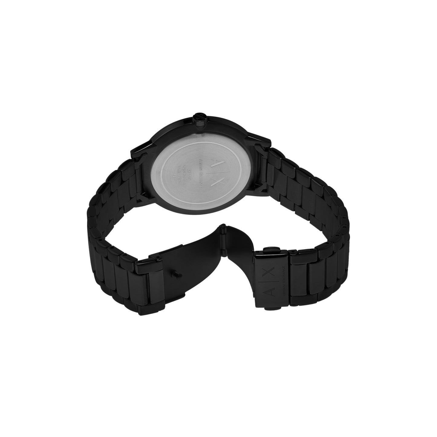 ARMANI EXCHANGE CAYDE BLACK DIAL STAINLESS STEEL WATCH AX2701 (M)