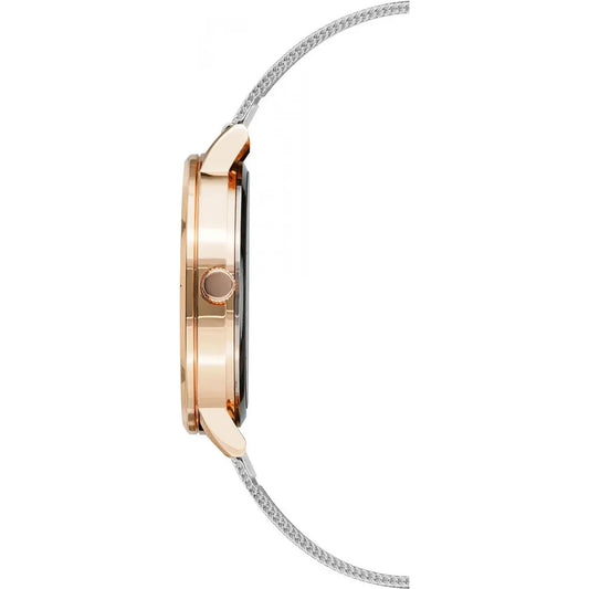 Juicy Couture Women’s Rose Gold & Silver Quartz Bangle Watch – JU-1036185