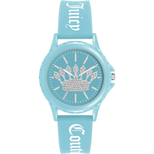 Juicy Couture Women’s Blue Rhinestone Quartz Watch – JUCO-1036231