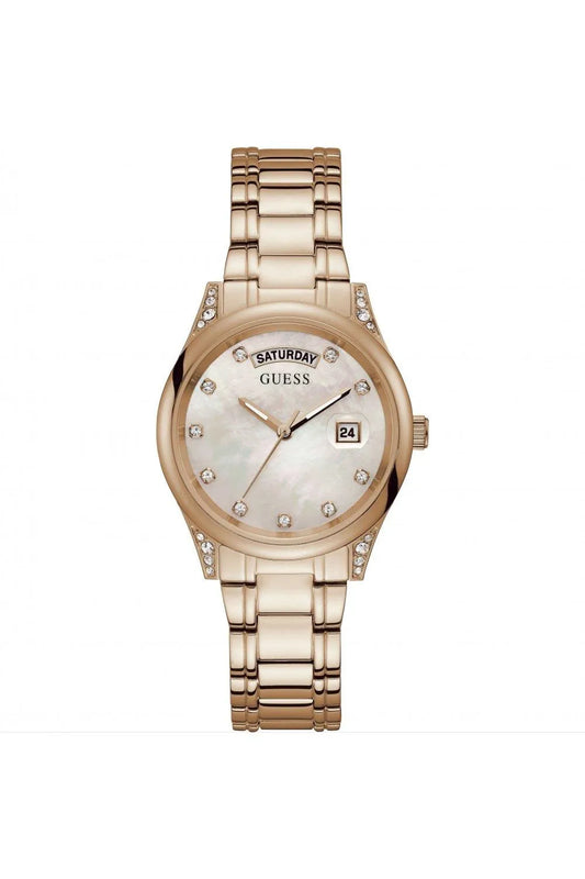 GUESS AURA WOMEN'S STAINLESS STEEL WATCH