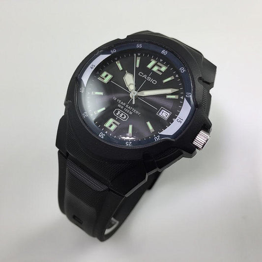 CASIO 10-YEAR BATTERY SPORT WATCH BLACK MW-600F-1AV (M)