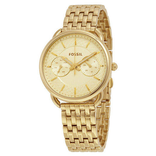Fossil Ladies Tailor Multifunction Gold-Tone Watch – ES3714P