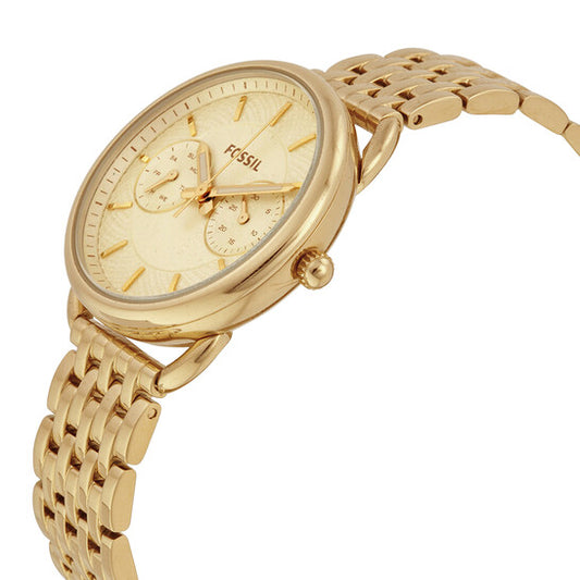 Fossil Ladies Tailor Multifunction Gold-Tone Watch – ES3714P