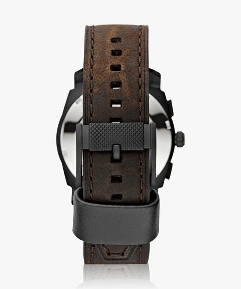 FOSSIL MACHINE QUARTZ BROWN DIAL MEN'S WATCH - FS4656