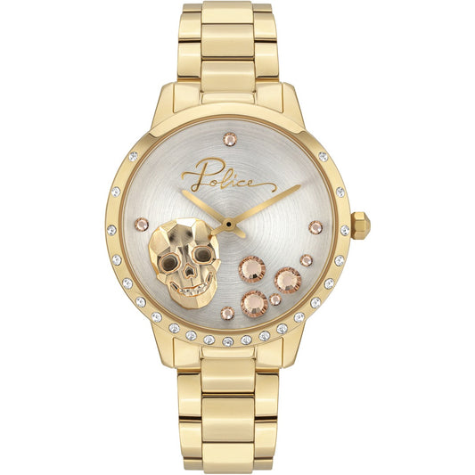 GUESS GOLDEN STAINLESS STEEL WOMEN'S WATCH – POPL16071MSG22MAC
