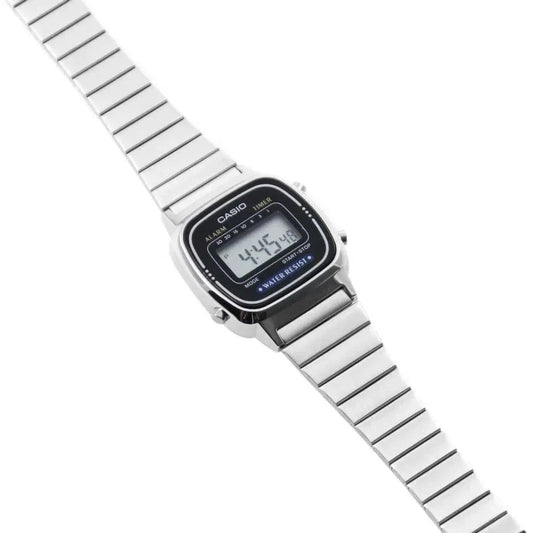 Casio LA670WA-1 Classic Black Silver Digital Watch