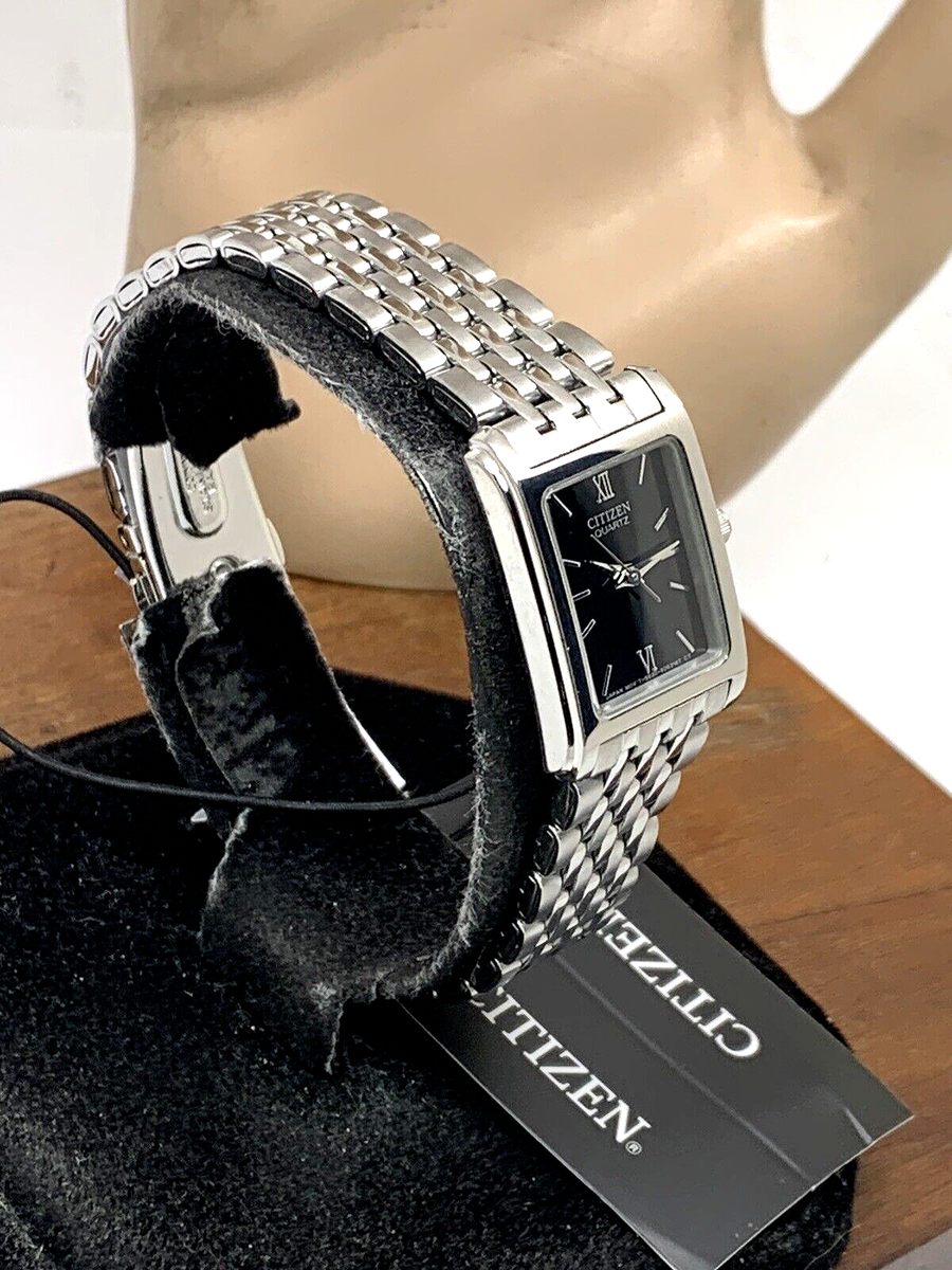 Citizen Quartz Women's Silver-Tone Stainless Steel Watch - EJ5850-57E