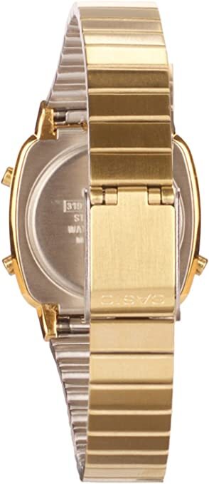 Casio Women's LA670WGA-1DF Digital Gold-Tone Watch
