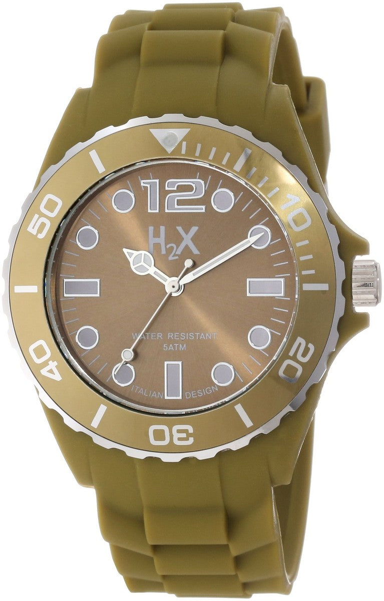 HAUREX BROWN SILICON STRAP WATCH HASV382UV3AC