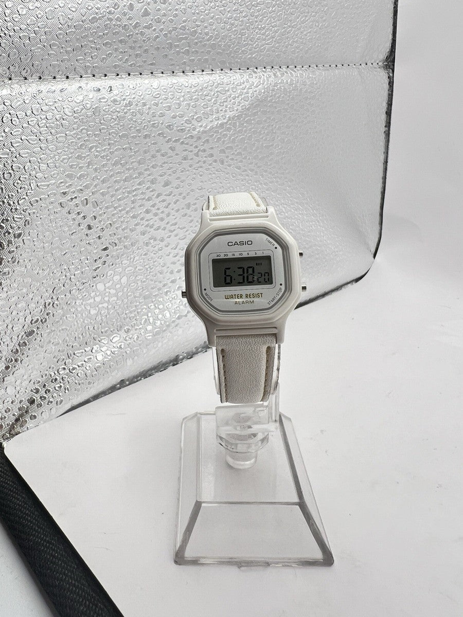 CASIO DIGITAL WHITE STRAP WATCH LA-11WL-7APB (W)