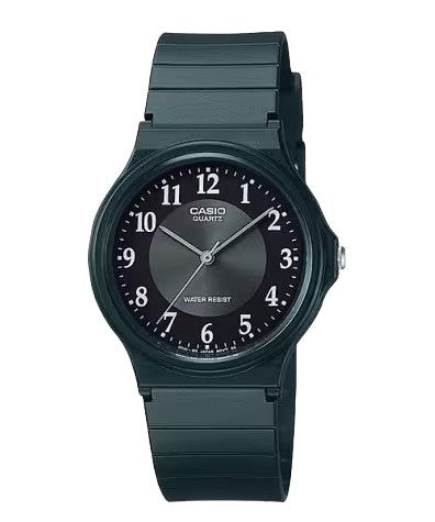 CASIO CLASSIC RESIN ANALOG WATCH BLACK DIAL MQ-24-1B3 (M)