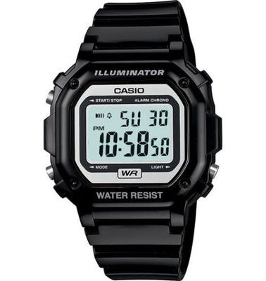 CASIO DIGITAL CASUAL WATCH BLACK/WHITE LA-20WH-1A (W)