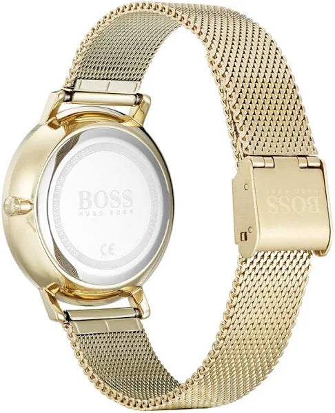 BOSS Infinity Ladies Gold Stainless Steel Watch – 1502520