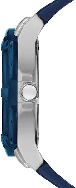 GUESS BLUE RUBBER WATCH W1254G1