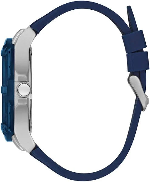 GUESS BLUE RUBBER WATCH W1254G1