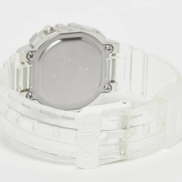 CASIO ILLUMINATOR TRANSLUCENT BAND ALARM CHRONOGRAPH RESIN BAND LA-20WHS-7ACF (M)