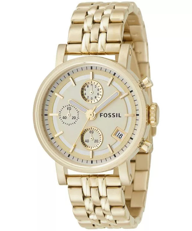 FOSSIL BOYFRIEND CHRONOGRAPH CHAMPAGNE DIAL WOMEN’S WATCH ES2197 (W)
