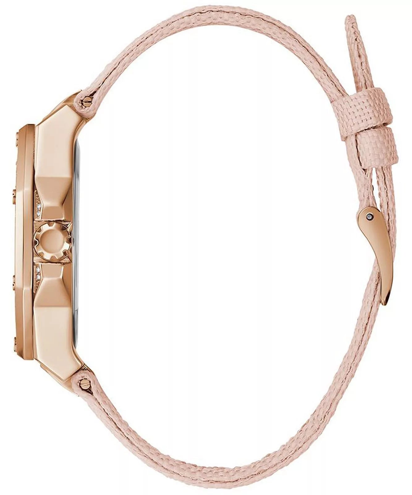 GUESS GOLD TONE WITH STONES EMBEDED