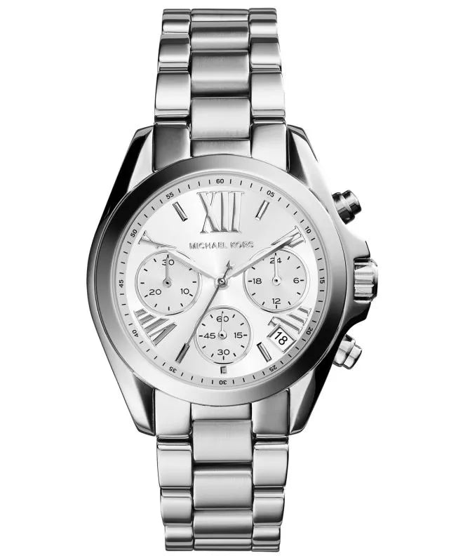 MICHAEL KORS - SILVER-TONE MINI BRADSHAW LADIES WATCH - MK6174 (W)
