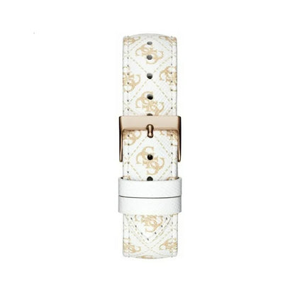 GUESS GOLDEN QUARTZ ANALOG LEATHER WOMEN'S WATCH W1229L3