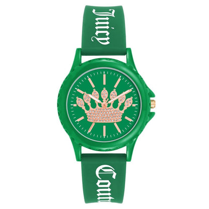 Juicy Couture Women’s Green Silicone Watch – JCJC1324GNGNAC