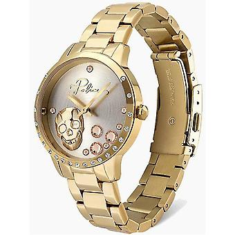 GUESS GOLDEN STAINLESS STEEL WOMEN'S WATCH – POPL16071MSG22MAC
