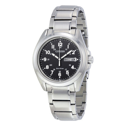 CITIZEN GARRISON - MEN'S ECO-DRIVE STEEL SPORTS WATCH